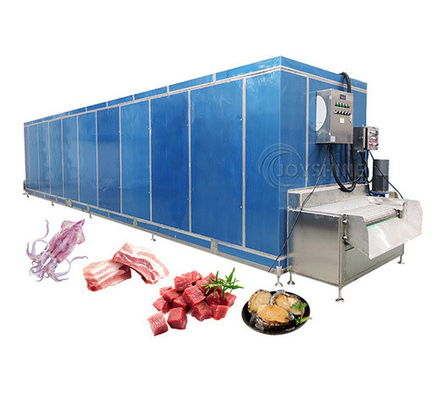 Frozen Vegetables Processing Line Belt IQF Freezer With Stainless Steel 304 1000kg/H