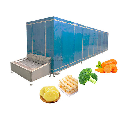 Frozen Vegetables Processing Line Tunnel Freezer 1000kg/H Chicken Freezer