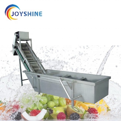 Tomato Washing Machine With Water Filtration System 304 Stainelss Steel Material