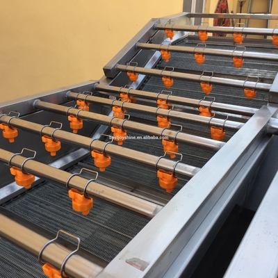 Tomato Washing Machine With Water Filtration System 304 Stainelss Steel Material
