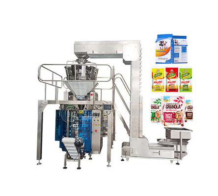 Multihead Weigher Vertical Packaging Machine for Food Granule Bean Seed Rice Dry Fruit