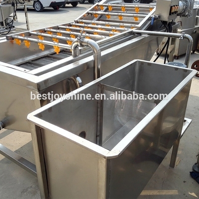 Tomato Washing Machine With Water Filtration System 304 Stainelss Steel Material