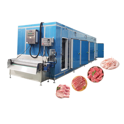 Customized Tunnel Fast Freezing Machine for Fruit and Vegetable Seafood Poultry Parts