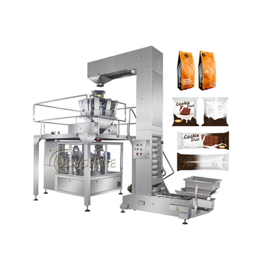 POPP CPP VMCPP BOPP PE PET AL NY Fil Pringles Potato Chips Packaging Machine