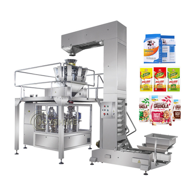 POPP CPP VMCPP BOPP PE PET AL NY Fil Pringles Potato Chips Packaging Machine