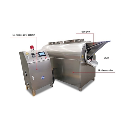 Electric/Gas Heating Source Nuts Roasting Machine for Automatic Roasting of Hazelnut