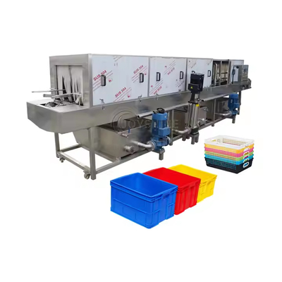 Bread Plastic Crate Washing Machine Plastic Basket Washing And Drying Machine Industrial