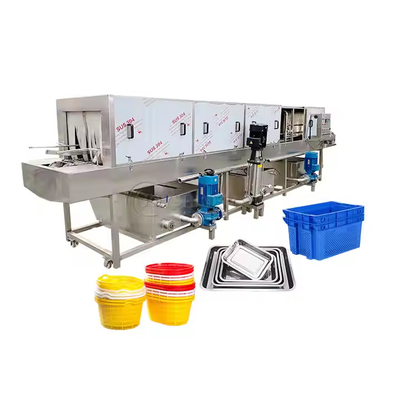 Bread Plastic Crate Washing Machine Plastic Basket Washing And Drying Machine Industrial