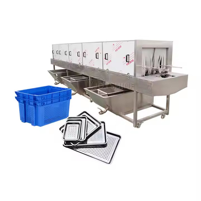 Bread Plastic Crate Washing Machine Plastic Basket Washing And Drying Machine Industrial