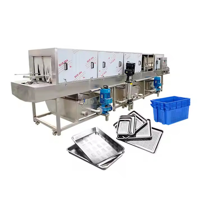 Bread Plastic Crate Washing Machine Plastic Basket Washing And Drying Machine Industrial