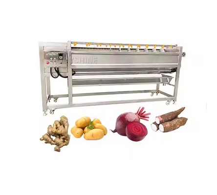 Fully Automatic Spiral Roller Washing And Peeling Machine