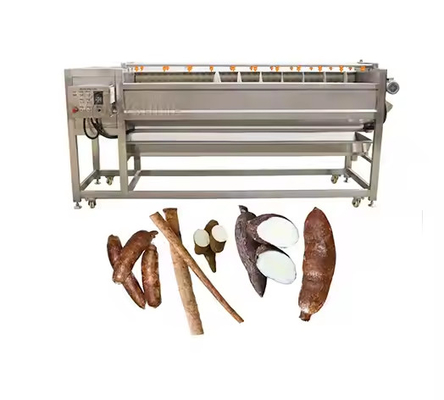 Fully Automatic Spiral Roller Washing And Peeling Machine