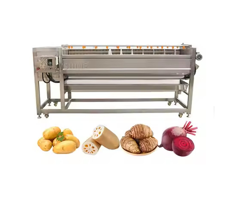 Fully Automatic Spiral Roller Washing And Peeling Machine
