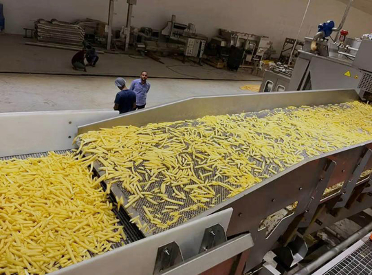 Industrial French Fries Production Line for Finished Products Potato Chips French Fries