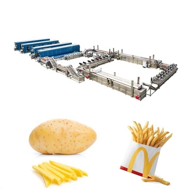Industrial Potatos Chips Fully Automatic French Fries Production Line with Automatic Grade