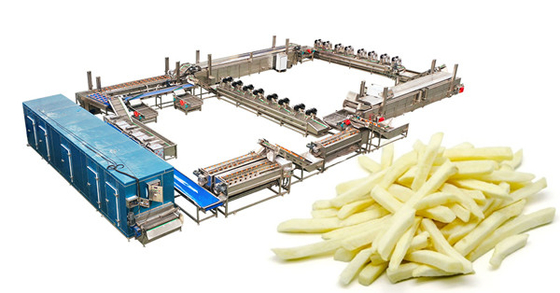 Fully Automatic French Fries & Potato Chips Production Line | High-Efficiency Industrial Food Processing Equipment