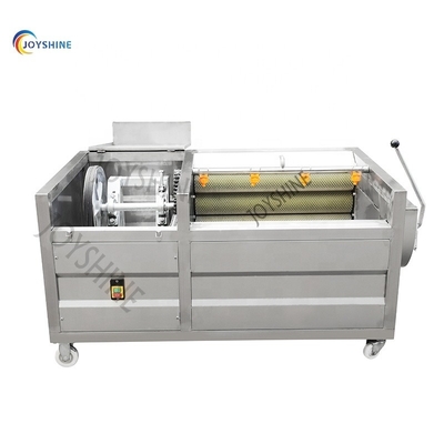 Sweet Potato Cleaning Washing and Peeling Machine with Adjustable Controlled Speed