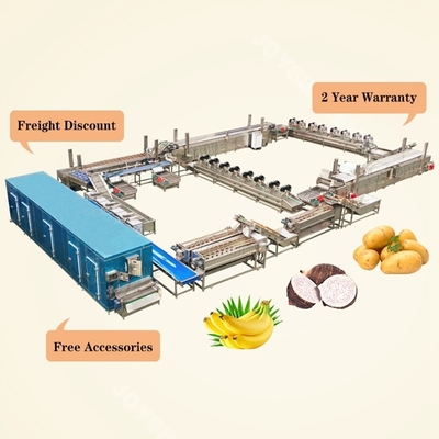 Automatic Snack French Fries Production Line Food Industry Fresh Chips Making Machine