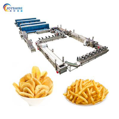 Fully Automatic Cassava Fresh Finger Potato Chips Making Machine for Dairy Products