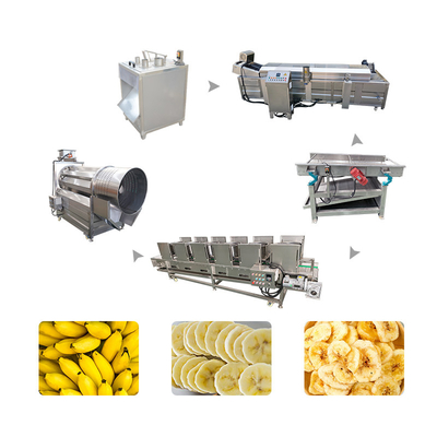 800 KG Banana Chips Making Machine and Production Line for Large-Scale Chips Production