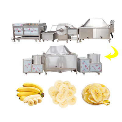 Machinery Function 5500 KG Semi-automatic French Fries Production Line for Potato Chips
