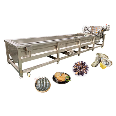 Automatic Fruits Vegetable Processing Line Industrial Air Bubble Wash Machine
