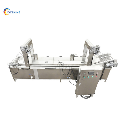 Small Automatic Continuous Deep Frying Machine for French Fries and Chicken 500 KG