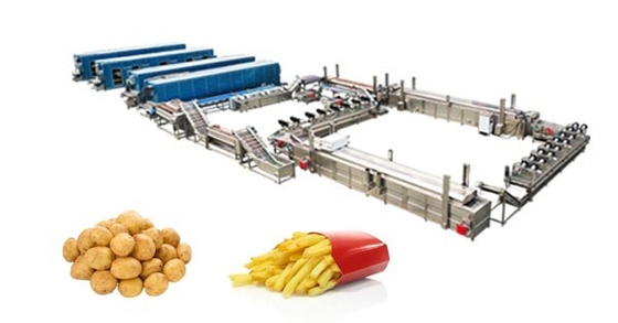 Fully Automatic Potato Chips & French Fries Production Line for Industrial Use